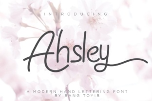 Ahsley Font: A Handwritten Script for Bold Marketing Graphics