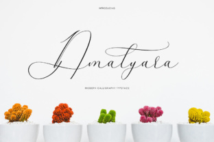 Amalyara: A Delicate Script Font for Handmade Product Labels and Branding
