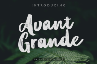 Avant Grande: A Handmade Typeface for Editorial Design and Brand Storytelling