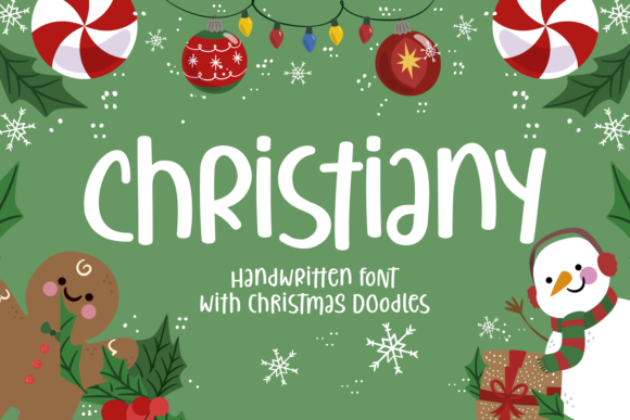 Christiany: A Playful Handwritten Font for Small Business Branding