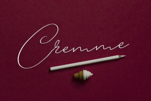 Cremme: A Thin Script Font for Editorial Design