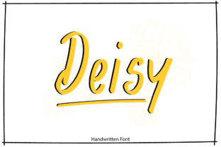 Deisy Script Font Brings Handmade Products to Life