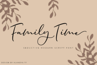 Family Time Font: Crafting Campaigns with Elegant Contrast