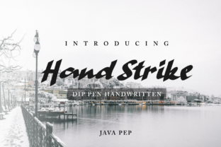 Hand Strike Review: A Bold Handwritten Font for Brands