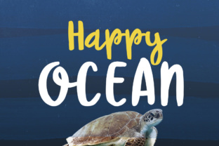 Happy Ocean Font Review: A Breezy Script for Campaign Headlines