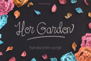 Her Garden: A Handwritten Script Font for Editorial Use