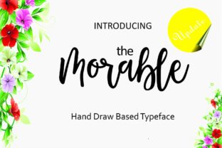 Morable: A Handwritten Script for Warm Editorial Design