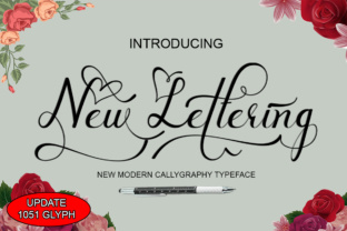 New Lettering Script Font for Handmade Products