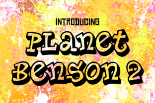 Planet Benson 2: A Street Art Font for Editorial Design