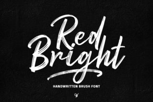 Red Bright: A Handcrafted Brush Font for Digital Storytelling