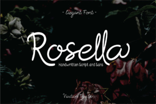 Rosella: A Handwritten Font Duo for Polished Branding