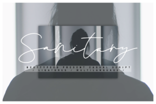 Sanitary Font: A Handmade Calligraphy Typeface for Brand Content That Stops the Scroll