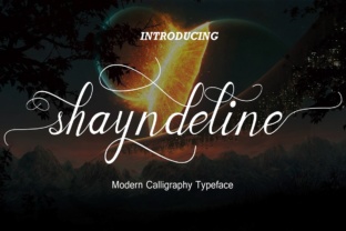 Shayndeline: A Script Typeface for Editorial Design