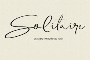 Solitaire Font Review: A Handwritten Script That Elevates Small Business Branding