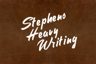 Stephens Heavy Writing Brings Bold Charm to Handmade Labels and Shop Designs