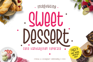 Sweet Dessert Font: A Playful Typeface for Small Business Branding