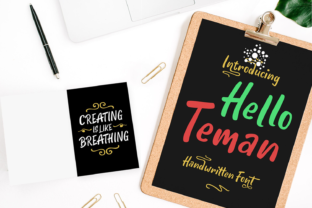 Why Hello Teman Is the Bold Handwritten Font Your Website Needs