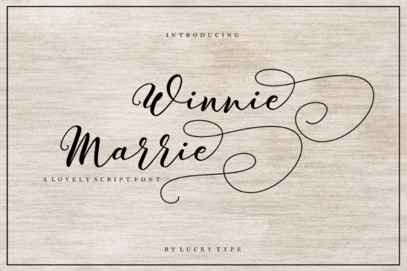 Winnie Marrie: A Modern Script Font That Works in Campaign Design